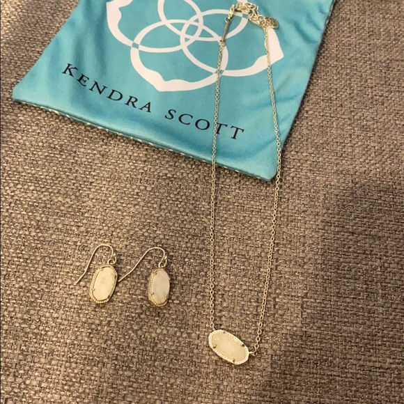 Kendra Scott Necklace/Earrings Set - Picture 1 of 5